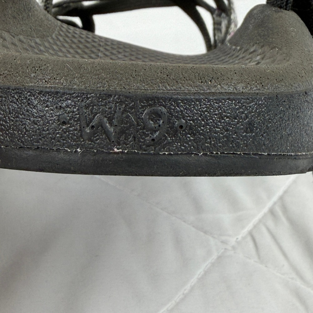 Chaco Z1 Classic Sport Sandals Womens 9 Gray Purple Adjustable Hiking Outdoor - Picture 7 of 13